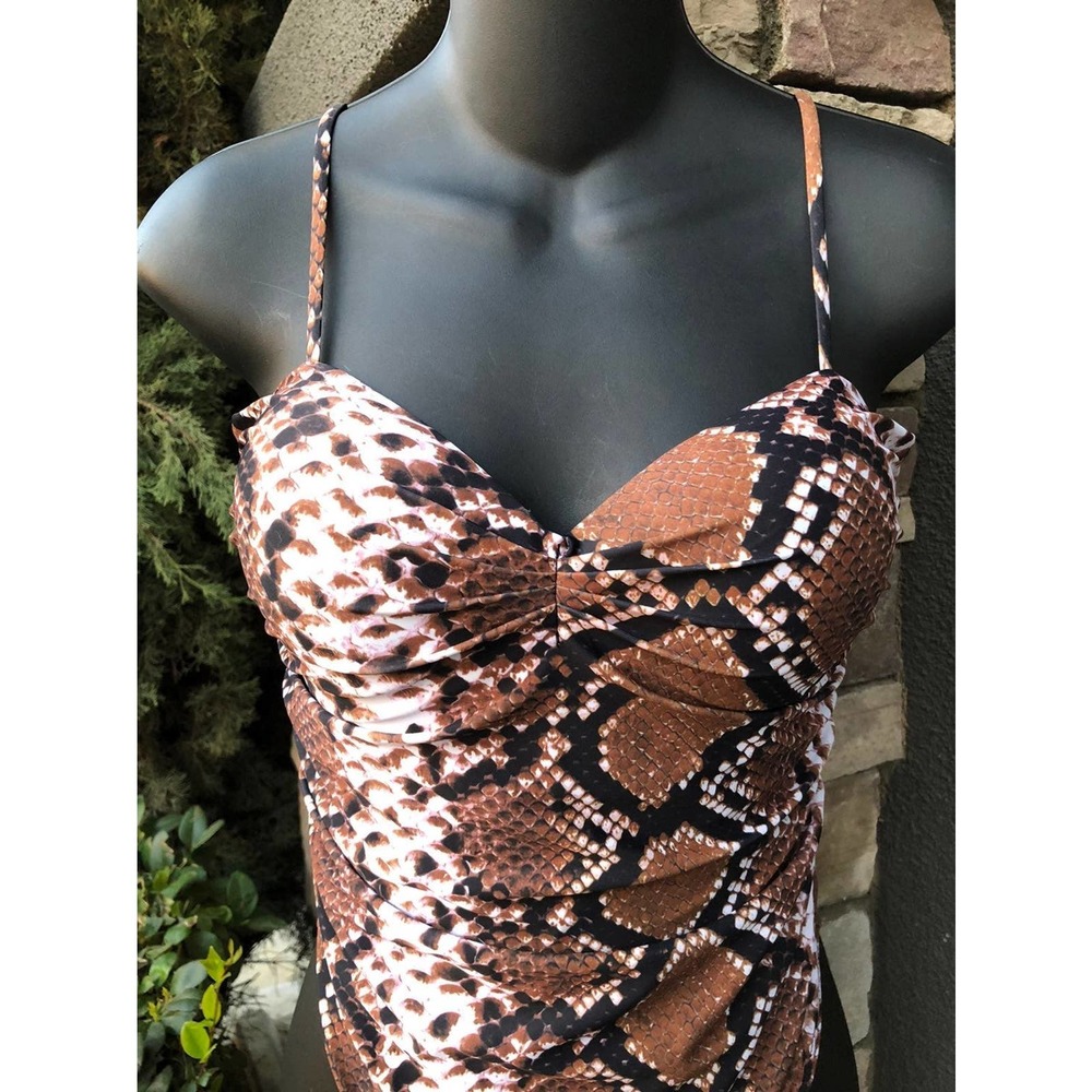 Matte Collection Python Bathing Suit | Medium - image 3